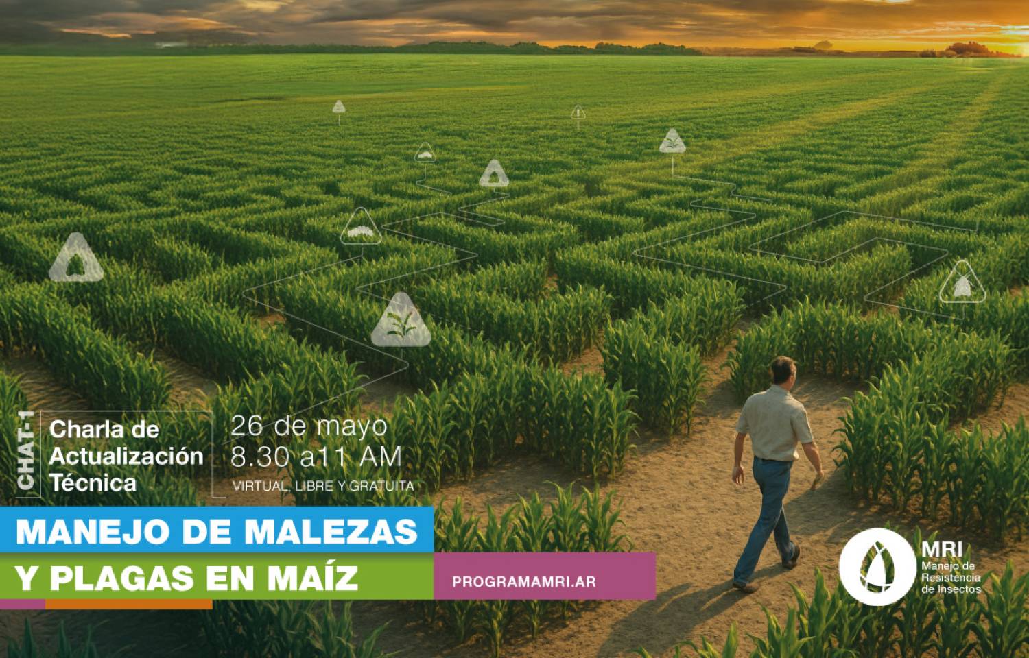 Capacitación sobre manejo de malezas y plagas del Programa MRI